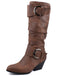 Vintage Buckle Western Style Cowboy Boots - vintage fashion, retro style