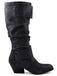 Vintage Buckle Western Style Cowboy Boots - vintage fashion, retro style
