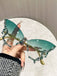 Vintage Butterfly-Shaped Gradient Rimless Sunglasses | vintage fashion, retro style, classic elegance - perfect for retro fashion enthusiasts