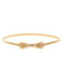Vintage Chic Elastic Metallic Thin Belt - vintage fashion, retro style