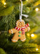 Vintage Christmas Gingerbread Man Ornaments - vintage fashion, retro style