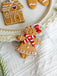 Vintage Christmas Gingerbread Man Ornaments - vintage fashion, retro style