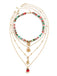 Vintage Christmas Layer Necklace Set - vintage fashion, retro style