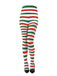 Vintage Christmas Striped High-Waisted Pantyhose - vintage fashion, retro style