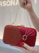 Vintage Crystal Glitter Satin Clutch Bag - vintage fashion, retro style