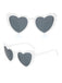 This Vintage Curved Heart Frame Sunglasses whispers 1950s secrets to those who notice
