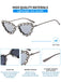 She finds her 1950s story in this Vintage Diamond Cat Eye Sunglasses