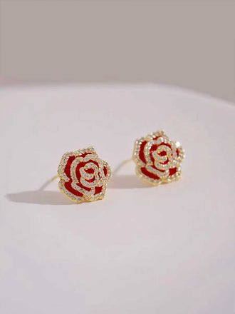 Vintage Diamond Floral Earring — the 1950s finishing touch that makes her outfit sing