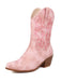 Vintage Embroidered Chunky Heel Cowboy Boots — 1950s vintage charm for her modern wardrobe