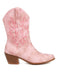 This Vintage Embroidered Chunky Heel Cowboy Boots whispers 1950s secrets to those who notice