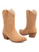 This Vintage Embroidered Chunky Heel Cowboy Boots whispers 1950s secrets to those who notice