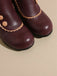 Vintage Faux Fur Lining Chunky Heel Short Boots - vintage shoes, retro heels