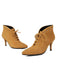 Vintage Faux Suede Pointed-Toe High Heels - vintage shoes, retro heels
