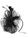 Vintage Feather Polka Dots Mesh Bead Headpiece: timeless 1950s elegance she makes her own
