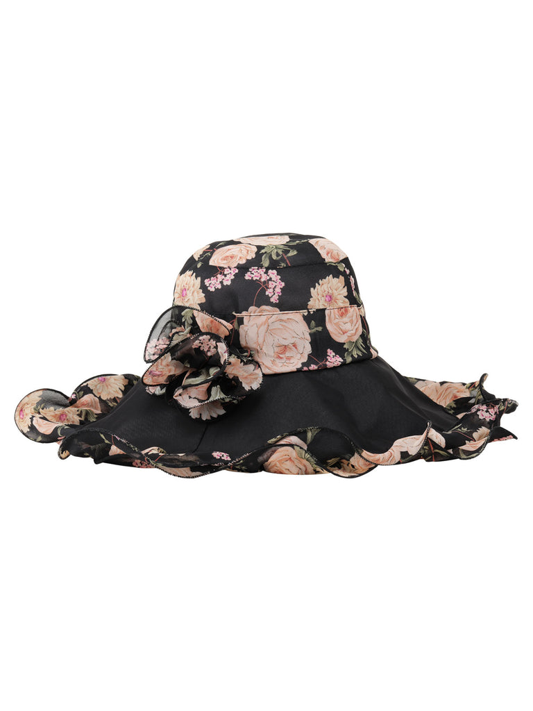 Vintage Foldable Sun Hat - vintage fashion, retro style