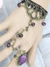 Vintage Gothic Vine Lace Crystal Ring Bracelet - vintage fashion, retro style
