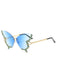 This Vintage Gradient Butterfly Rhinestone Sunglasses whispers 1950s secrets to those who notice