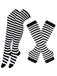 Vintage Halloween Stripe Fingerless Gloves & Socks - vintage fashion, retro style