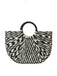 Vintage Handwoven Straw Beach Tote Bag - vintage fashion, retro style