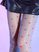 Vintage Heart Dots High-Waisted Pantyhose - vintage fashion, retro style