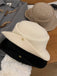 Vintage Hepburn Style Wool Flat-top Hat - vintage fashion, retro style