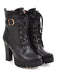 Vintage Lace Up Chunky Heel Boots: timeless style reimagined