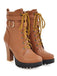 Vintage Lace Up Chunky Heel Boots — vintage elegance for the modern woman