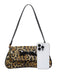 Vintage Leopard Print Single Shoulder Underarm Baguette Bag - vintage fashion, retro style