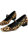 She finds her 1950s story in this Vintage Leopard Square-Toe Mary Jane Heels
