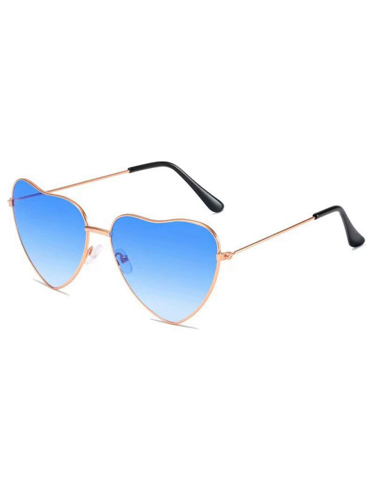 Vintage Metal Heart Frame Sunglasses — 1950s style that transcends decades