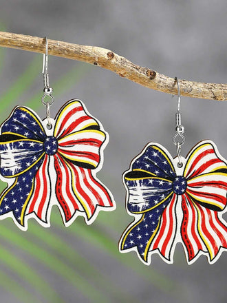 She adds this Vintage Bow Star Earring and suddenly it's 1950s perfection