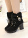 This Vintage Nubuck Leather Plush Chunky Heel Boots whispers 1950s secrets to those who notice