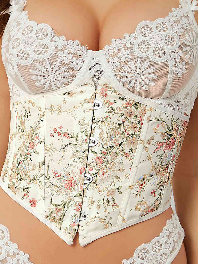 Vintage Palace Floral Hook Girdle Belt - vintage fashion, retro style