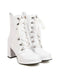 Vintage Patent Leather Lace-Up High Heel Boots, vintage fashion, retro style - perfect for women who love vintage and retro fashion