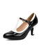 Vintage Patent Leather Pointed-Toe High Heels - vintage shoes, retro heels