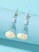 Vintage Pearl Seashell Drop Earrings: 1950s detail work for the woman who notices