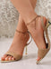 Black Vintage Stiletto High Heels 8