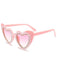 This Vintage Rhinestone Heart Frame Sunglasses whispers 1950s secrets to those who notice