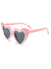 She finds her 1950s story in this Vintage Rhinestone Heart Frame Sunglasses