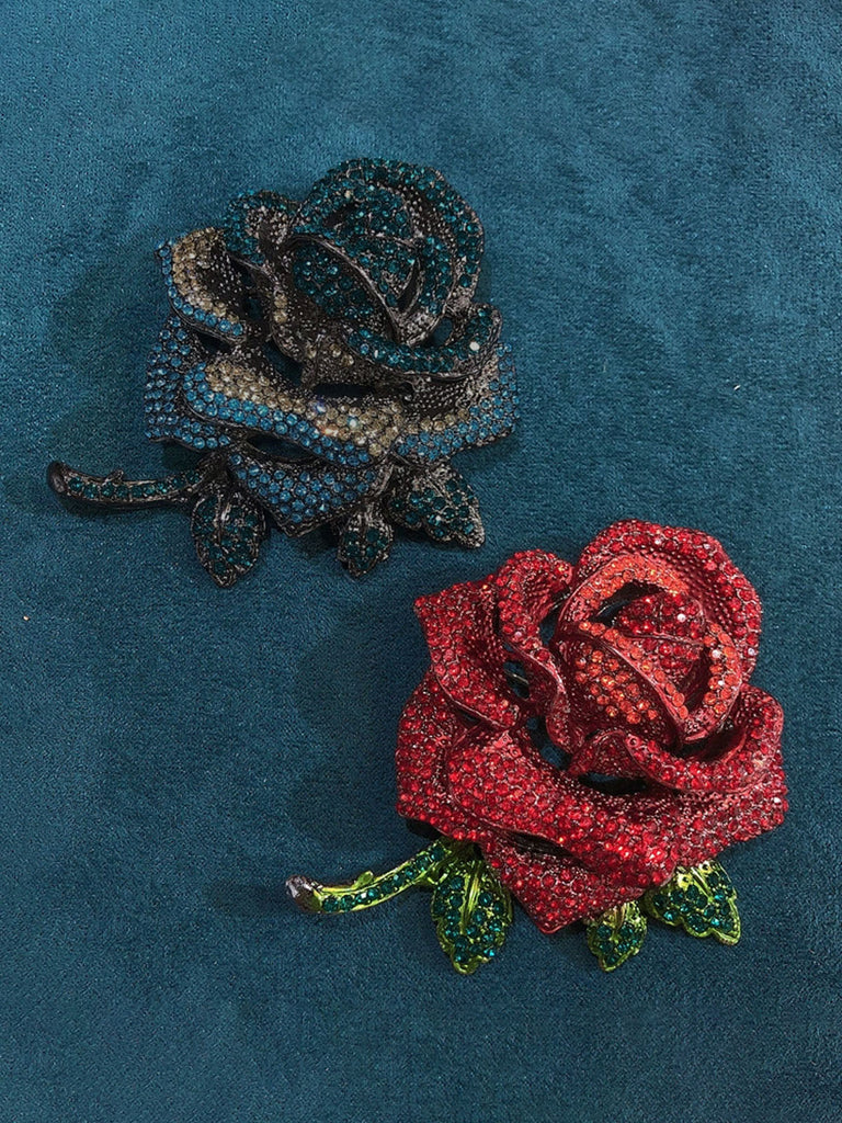 Vintage Rhinestones Brooch - vintage fashion, retro style