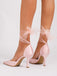 Vintage Satin Ribbon Pointed-Toe High Heels: beautiful vintage fashion, retro style, classic elegance with timeless appeal