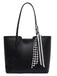 Vintage Scarf-Tied Shoulder Tote Bag - vintage fashion, retro style