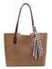 Vintage Scarf-Tied Shoulder Tote Bag - vintage fashion, retro style