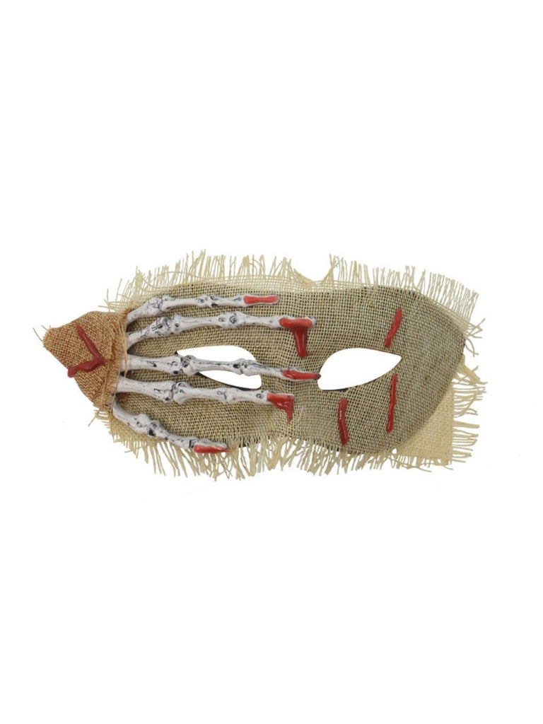 Vintage Skeleton Hand Bloodstain Eye Mask - vintage fashion, retro style