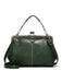 Vintage Solid Artificial Leather Handbag Crossbody Bag - vintage fashion, retro style