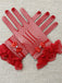 She adds this Vintage Solid Bow Lace Gloves and suddenly it's 1950s perfection