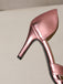 Vintage Solid Peep Toe Hollow Slip-On High Heels - vintage shoes, retro heels