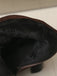 Vintage Suede Faux Fur Lining Studded Mid-Calf Boots - vintage fashion, retro style
