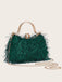 Vintage Tassel Evening Handle Bag - vintage fashion, retro style