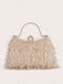 Vintage Tassel Evening Handle Bag - vintage fashion, retro style